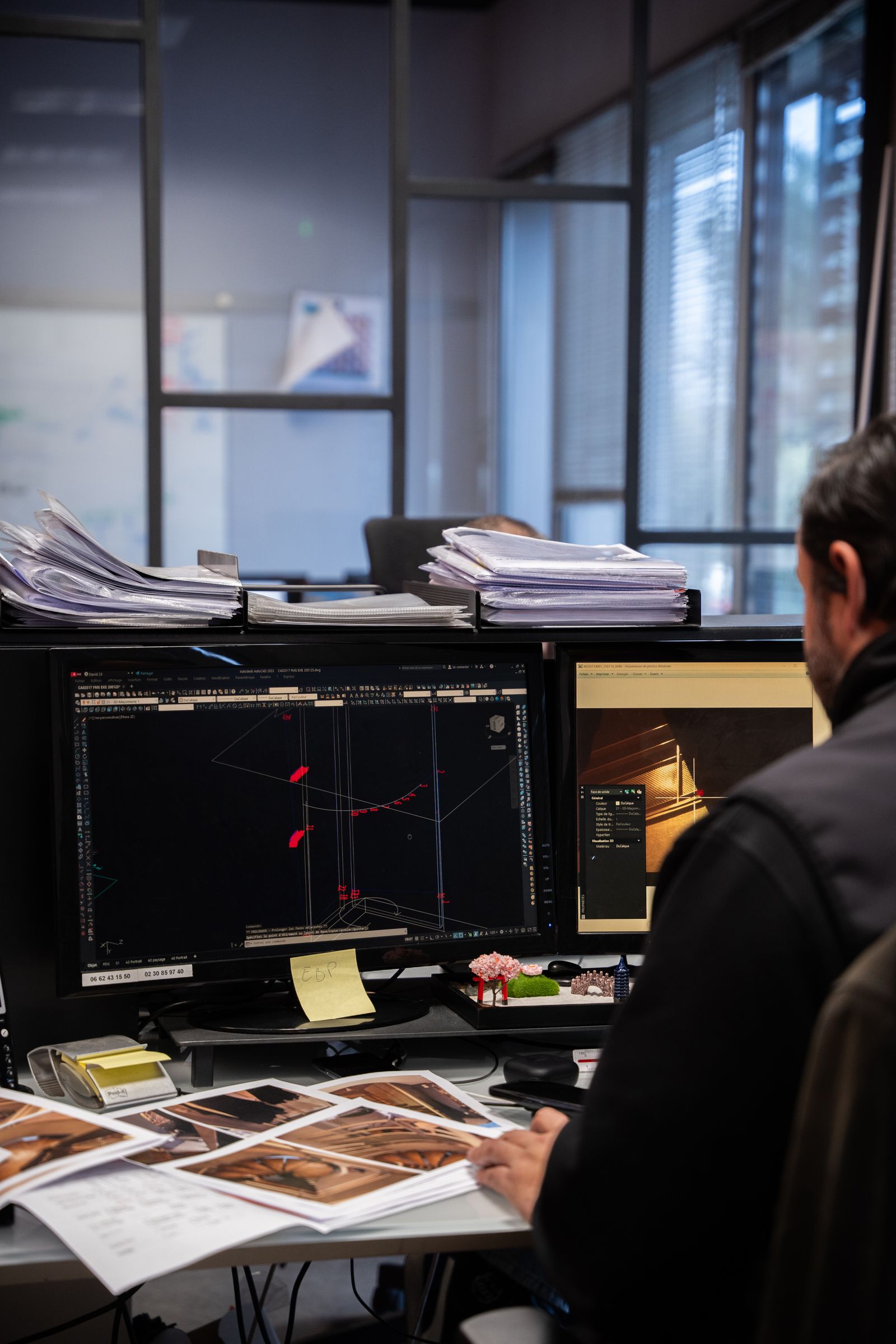 Conception escalier par le bureau d'étude Klatem