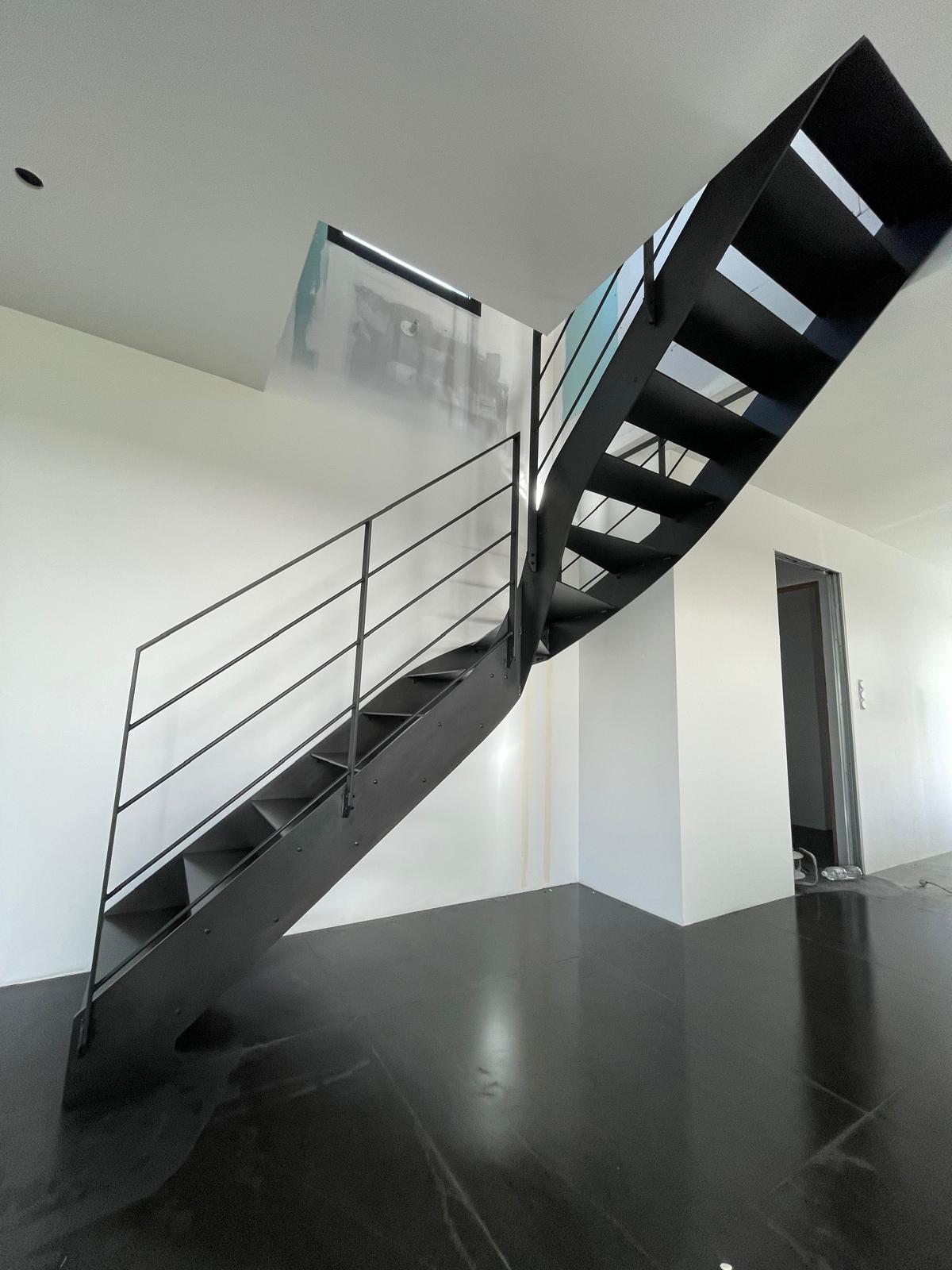 Escalier 1/4 tournant